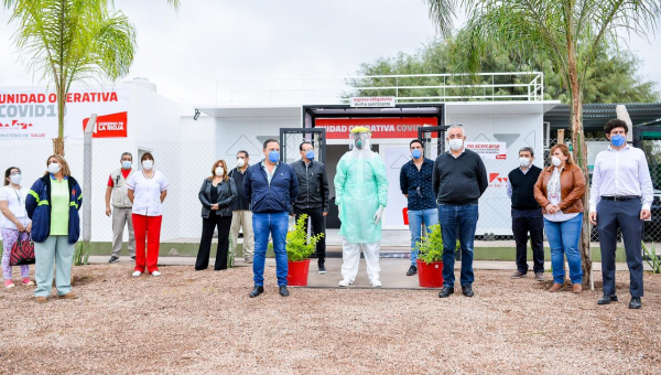El Gobierno Provincial inauguró la Unidad Covid-19