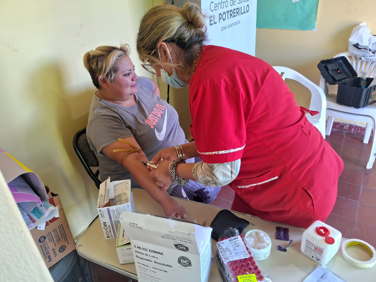 Campaña Sanitaria en el Hospital Distrital Campanas: Control de Diabetes y Antígeno Prostático