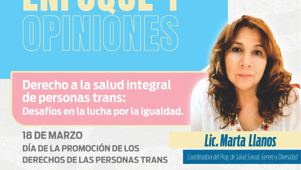 DÍA DE LA PROMOCIÓN DE LOS DERECHOS DE LAS PERSONAS TRANS