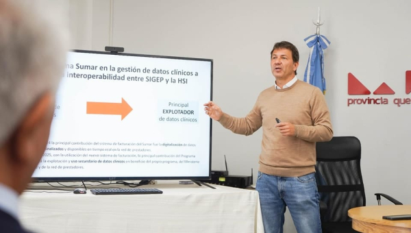 Destacan el avance de la provincia en la digitalización de los sistemas de salud